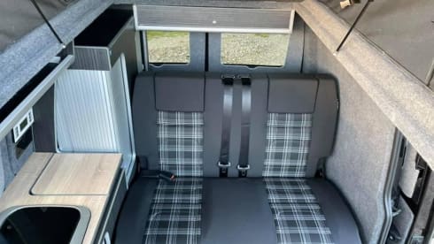Bentley  – Gorgeous Blackberry VW T6 Campervan with Starlight Ceiling 