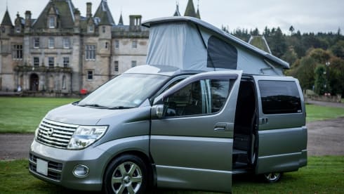 Ellie  – 4 berth Nissan campervan from 2006