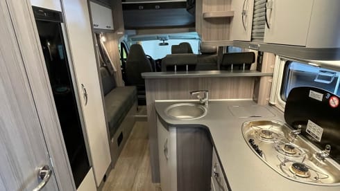 6p Hobby alcove from 2022 Beautiful Camper!
