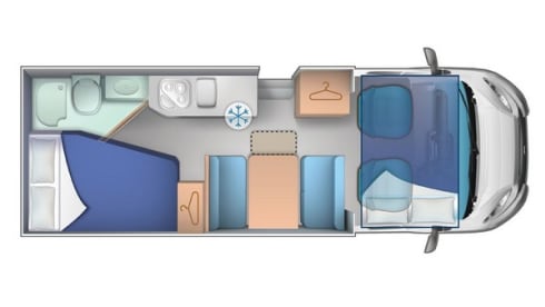 Dymond Camper – 6 berth Fiat 