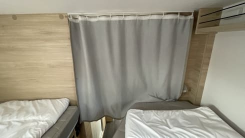 Sylvie – GUT AUSGESTATTETE CAMPINGWAGENVERMIETUNG