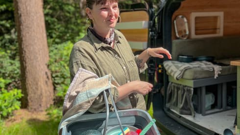 Dolores – Unique and complete single-person camper Dolores. Small van, big adventure.