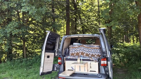 2-seater Volkswagen campervan from 2013