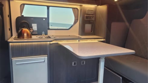 4 berth Vauxhall Vivaro Campervan