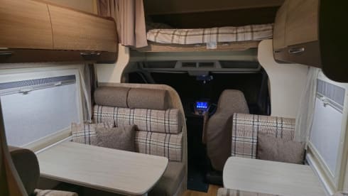 6 berth ford transit motorhome – 6 berth Chausson alcove from 2016