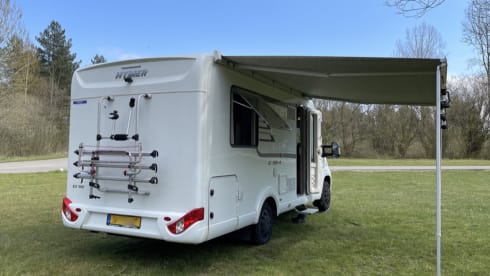 Das Original – HYMER Exsis + 15% long booking discount**