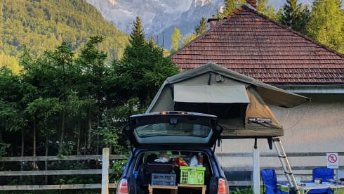 DTBD 140S roof tent + Opel Zafira