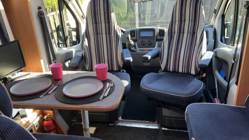 On an adventure with our nice economical semi-integrated camper