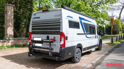 Recent Pössl 160 HP, 9-speed automatic, length beds, 2-person comfort.