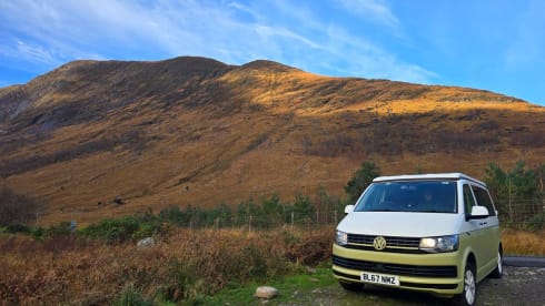 Ben Roamer – 4 berth Volkswagen T6 Campervan Rental Perthshire Scotland