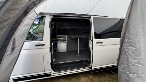 4 berth Volkswagen campervan from 2014