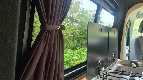 VW Transporter with luxurious interior and 
