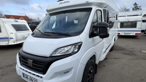 Hobby Ontour Edition F V65GE, Einzelbetten, Klima, SAT