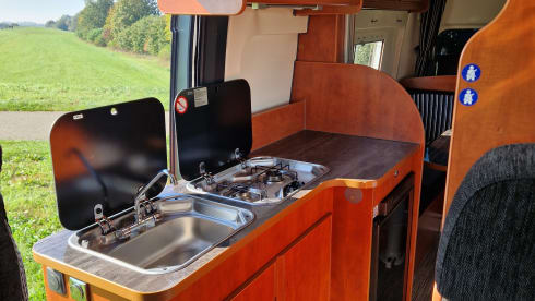 Super nice Fiat Ducato Karmann bus camper