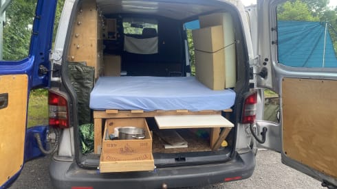 Cozy little self-sufficient camper