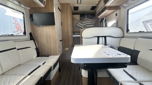 6 berth Roller Team bus from 2023