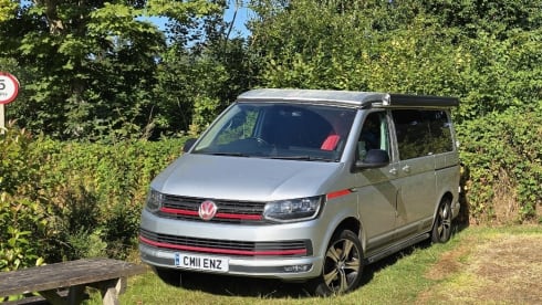 VW T6 Pop Top Campervan- Sleeps 4