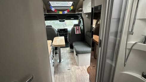 Super beautiful Mercedes Hymer