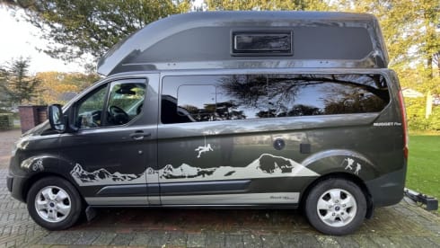 Ford Nugget Plus hoogdak 2018 mountain edition – 5p Ford Nugget Plus Westfalia campervan hoogdak uit 2018