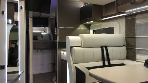 Beautiful Chausson camper for rent, built in 2016