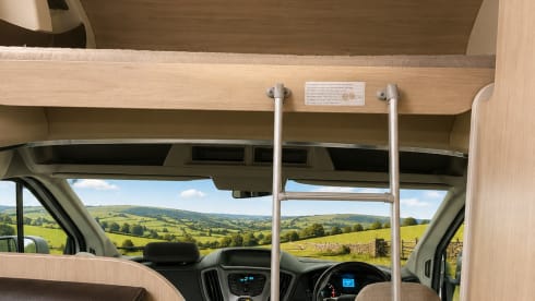 Karina the Road Rambler – 6 berth Chausson alcove from 2019