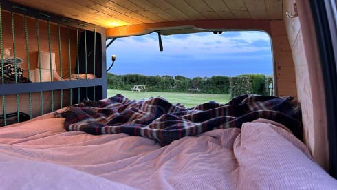 Sally – 2 berth Mercedes self-converted campervan, 2006