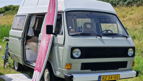 Restored Volkswagen T3 campervan from 1987
