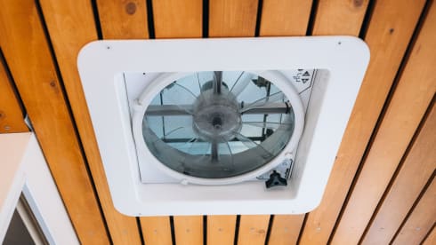 Luxurious campervan with stylish interior