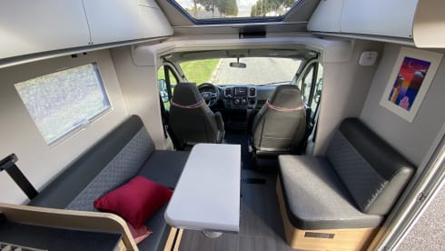 Coral suite on wheels – Luxury 2 person Adria Coral 650DL automatic transmission semi-integrated from 2022