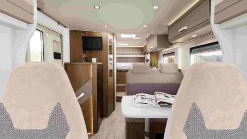 Brom – 4p Carado from 2024, semi-integrated new camper