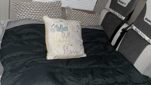 Our home away from home  – 4 berth Swift bus from 2018