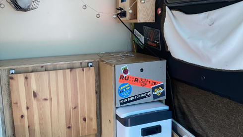 Cozy little self-sufficient camper