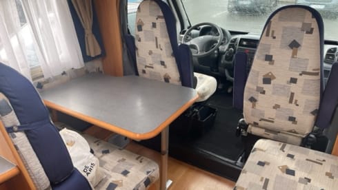 izilda & david – Camper 5 plaatsen Adriatik koraal 650SP Fiat ducato