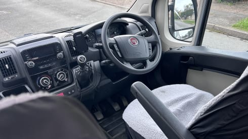 Fiat Campervan mit 2 Schlafplätzen, Baujahr 2016