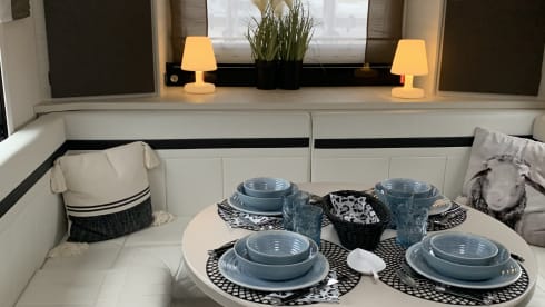 4 person very spacious Chausson camper 2019