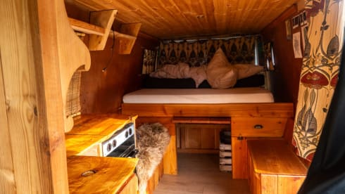 Eltie – VW LT35 Pembrokeshire Pine converted Offgrid Camper