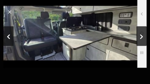 4 berth Volkswagen campervan from 2020