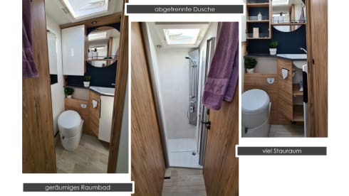 Schiff – Fully equipped luxury vehicle for up to 4 people, permitted total weight 4.4t