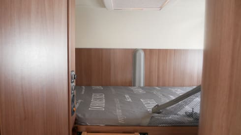 Burstner Argos 6 sleeps 6 seats.