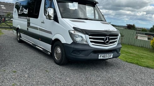 3 berth Mercedes-Benz campervan from 2015