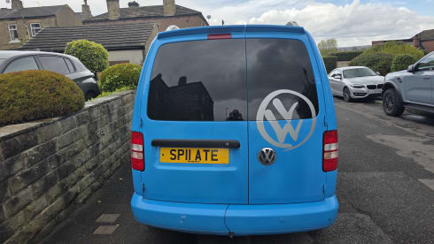 Blue Birtha – 2 berth VW Caddy campervan (2011)