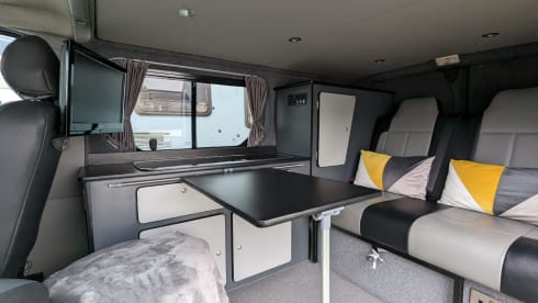 VERN  –  2 Berth  Modern Vauxhall Vivaro Camper 