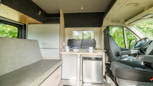 Peugeot Boxer L1H2 bus camper, perfect for a quick getaway.