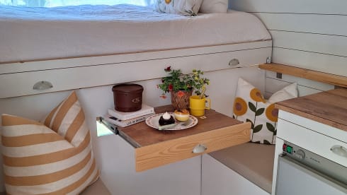 Riebedebie and we're gone! Super cozy converted Opel Movano 2p