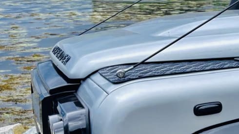The Silver Bullit – Land Rover Defender (NL) 4x4 One-of-a-kind Custom made Offroad camper