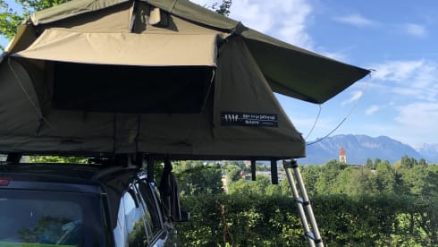 DTBD 140S roof tent + Opel Zafira