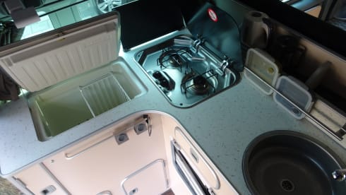 Ford Nugget Westfalia with pop-up roof