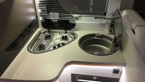 Beautiful Chausson camper for rent, built in 2016