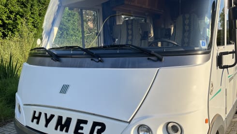 Heerlijk familie camper met grote zithoek  – 5er Hymer integriert ab 1998