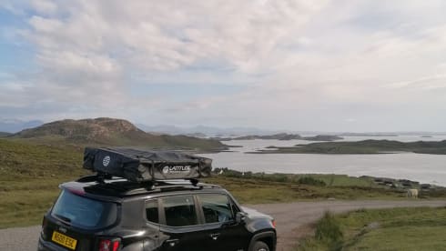 Jeep Renegade 4x4 with Roof Tent and Awning
